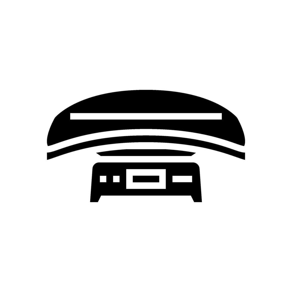 baby scale glyph icon illustration vector