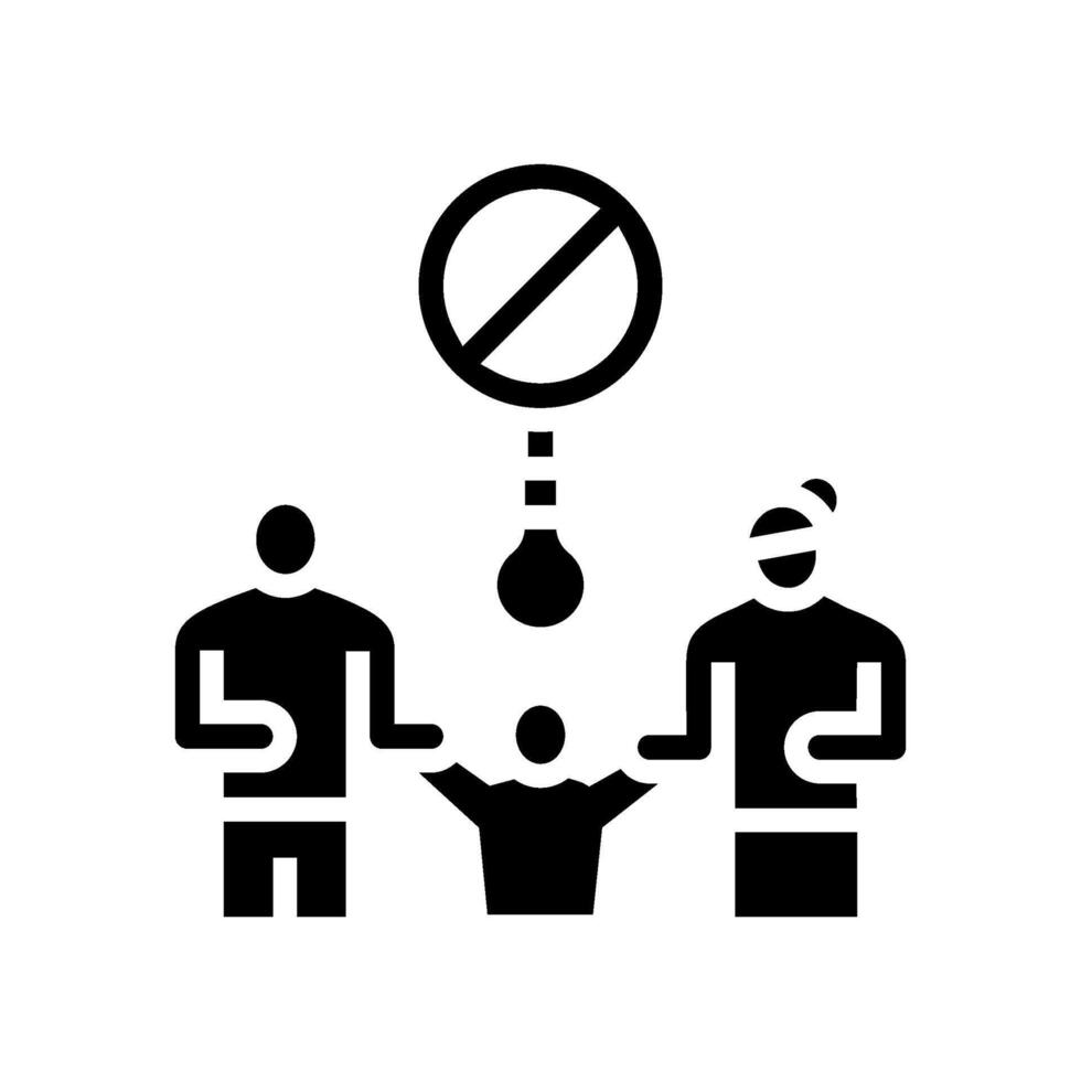 family no electricity glyph icon illustration vector