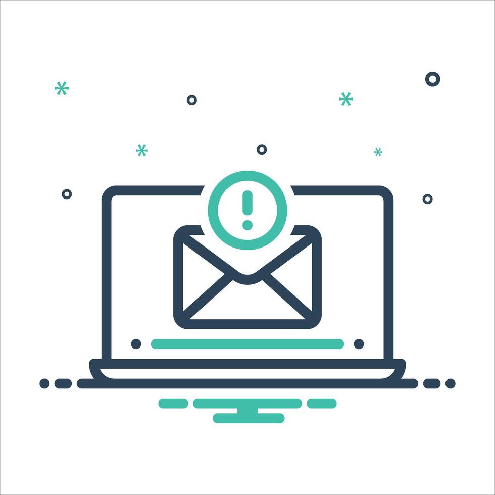 Mix icon spam vector