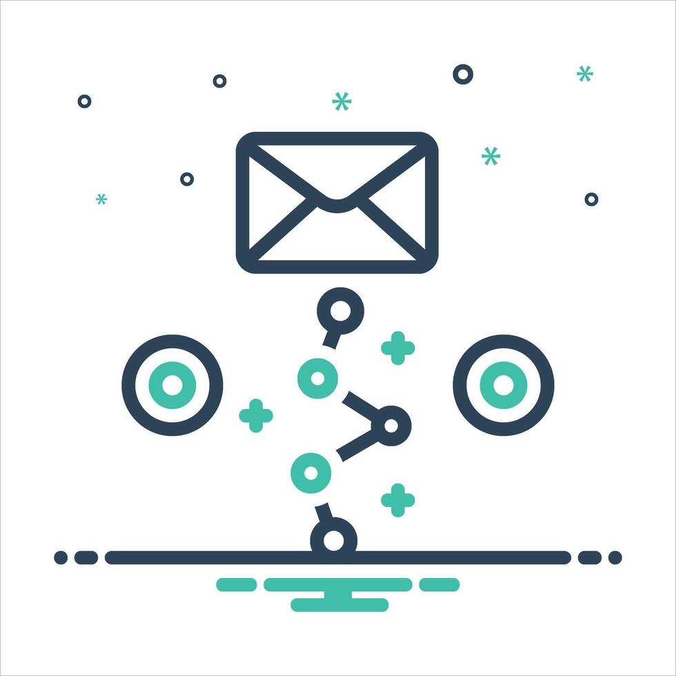 Mix strategy icon vector