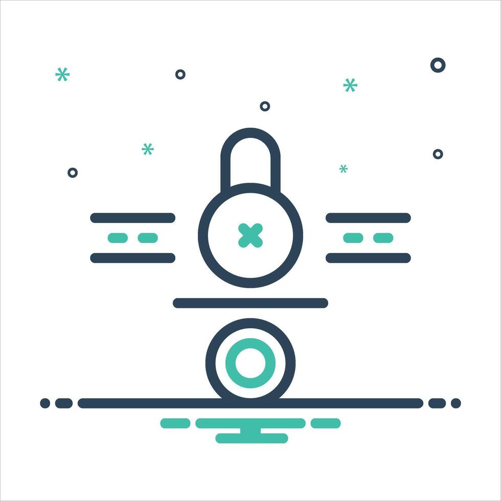 Mix icon access vector