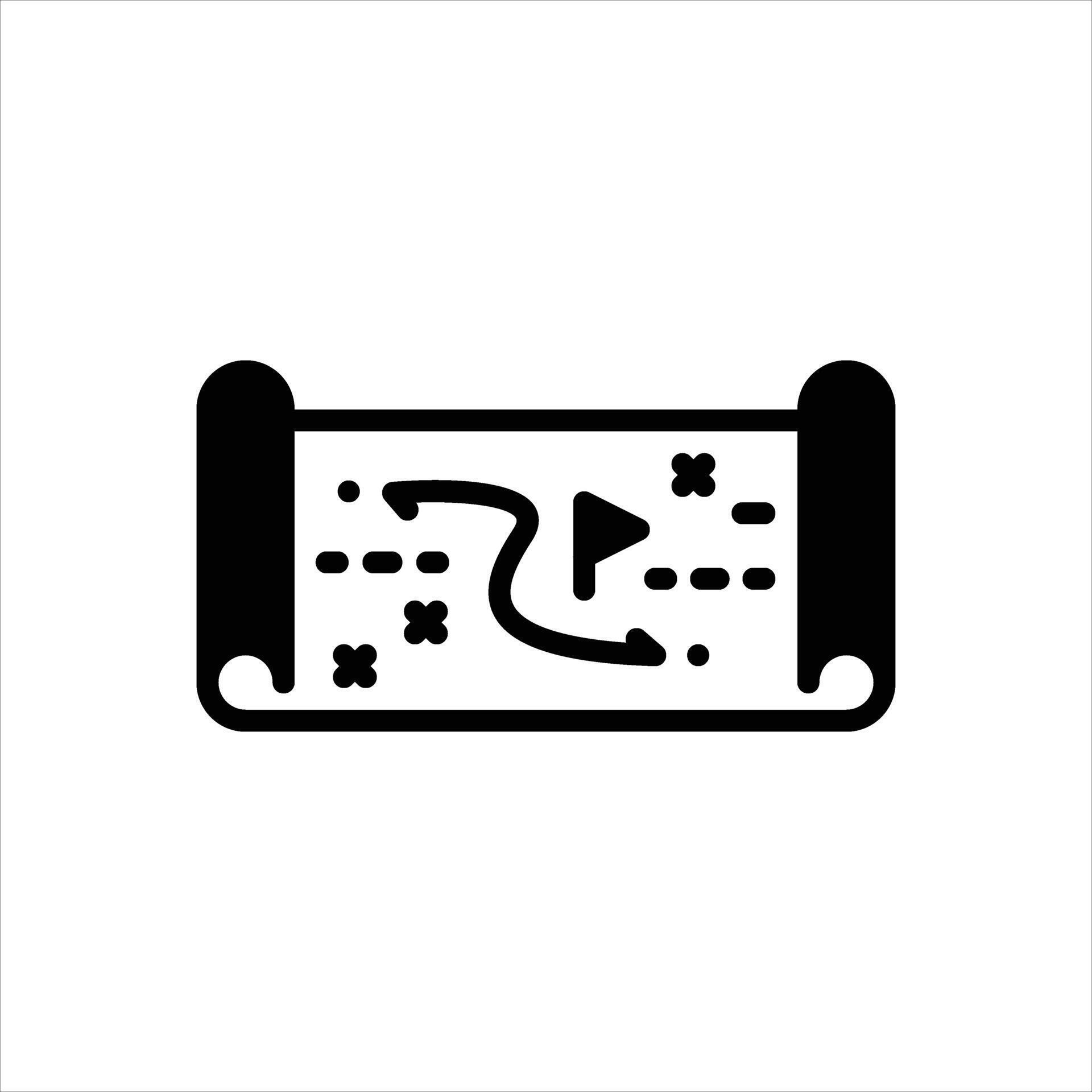 Solid icon strategy 67677996 Vector Art at Vecteezy