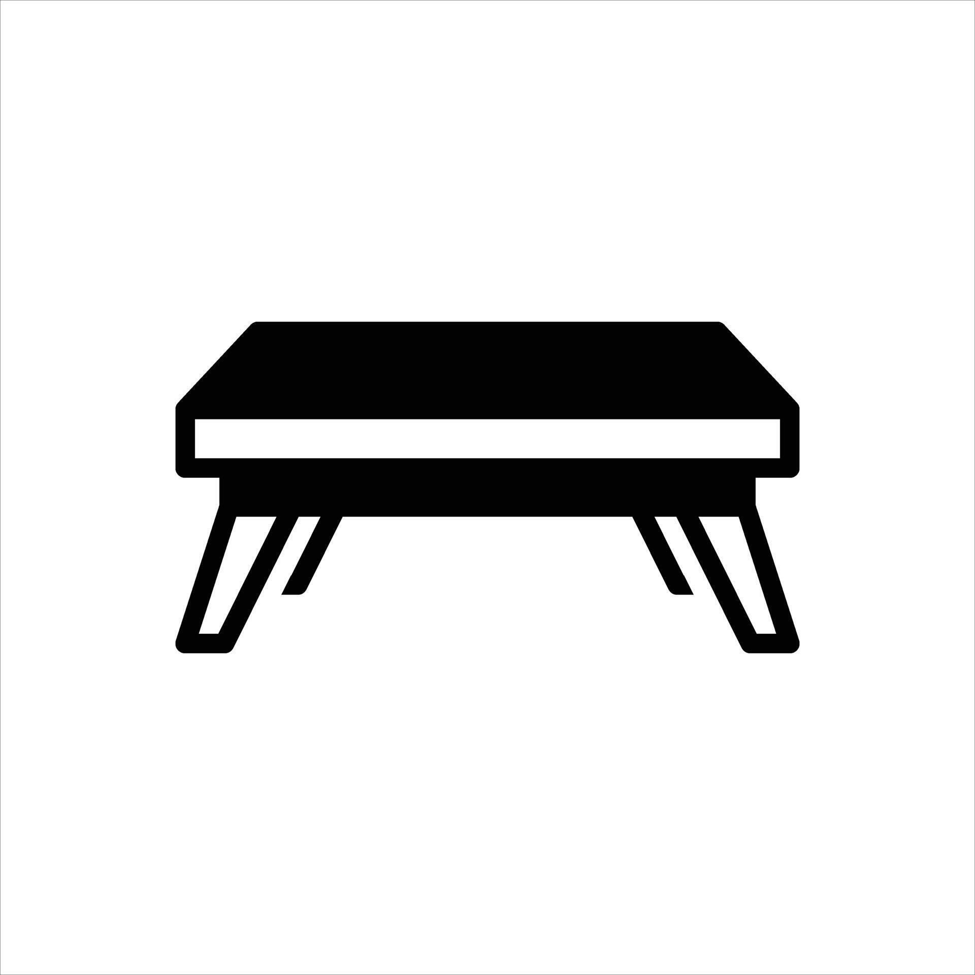 Solid icon table 67678063 Vector Art at Vecteezy
