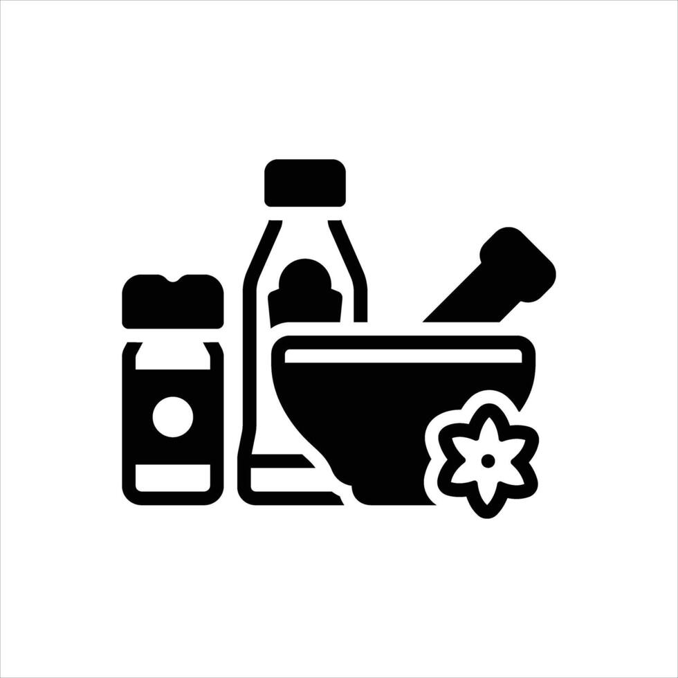 Solid icon seasoning vector