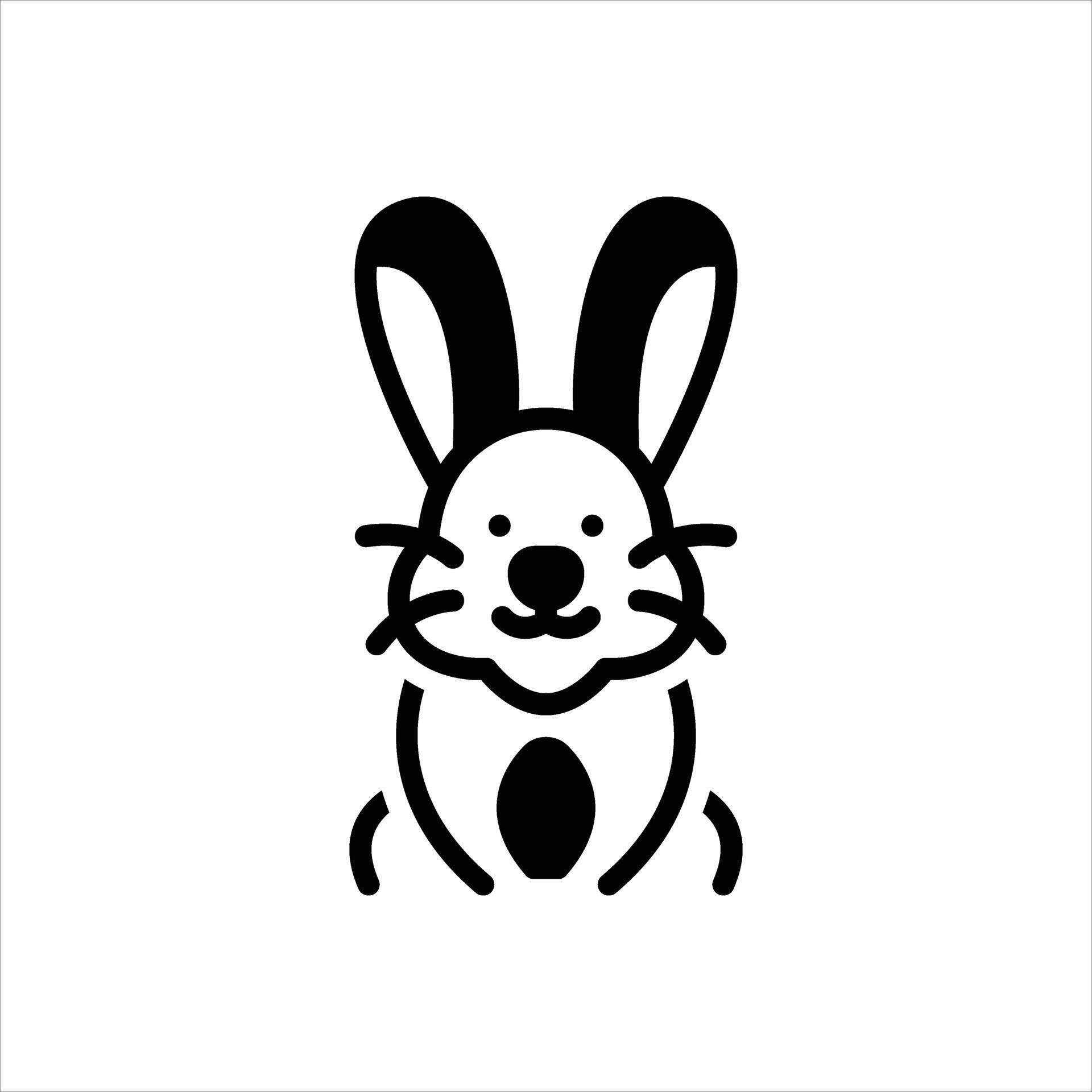 Solid icon rabbit 67678165 Vector Art at Vecteezy