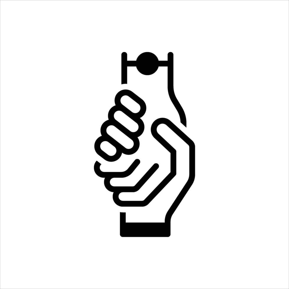 Solid icon help vector