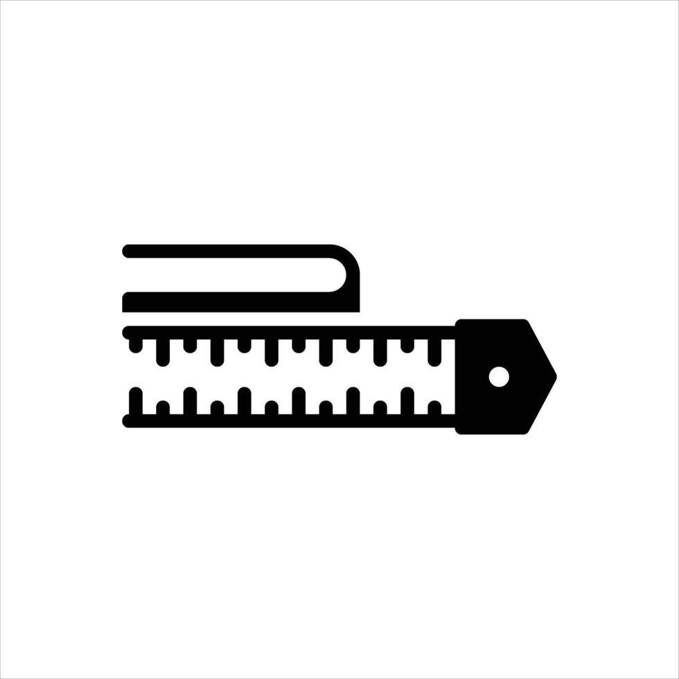 Solid icon centimeter vector