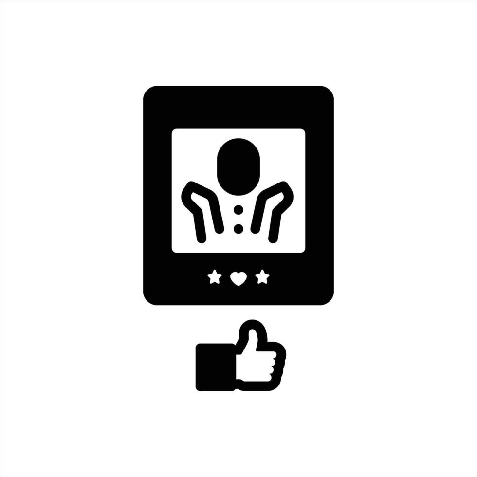 Solid icon reaction vector
