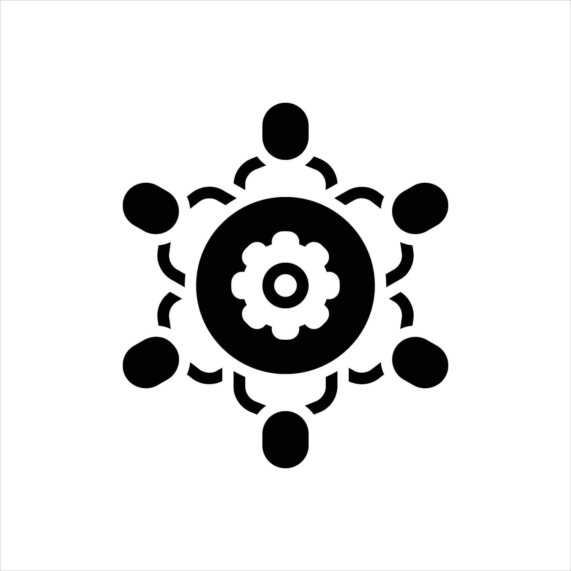 Solid icon teamwork 67678271 Vector Art at Vecteezy