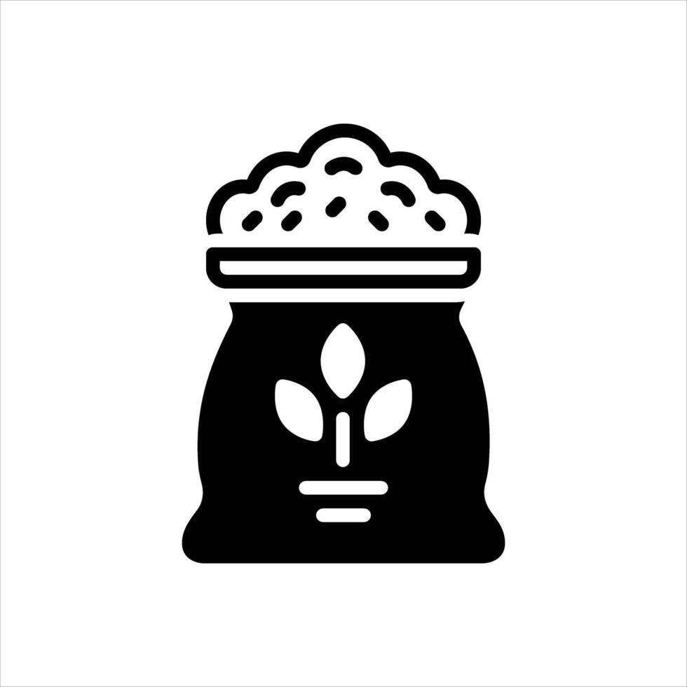 Solid icon compost vector
