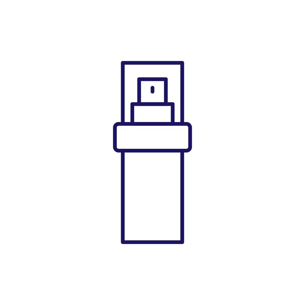 Cosmetic Bottle Outline Image for Graphic and Web Design, Apps, Adverts, Various Cards vector