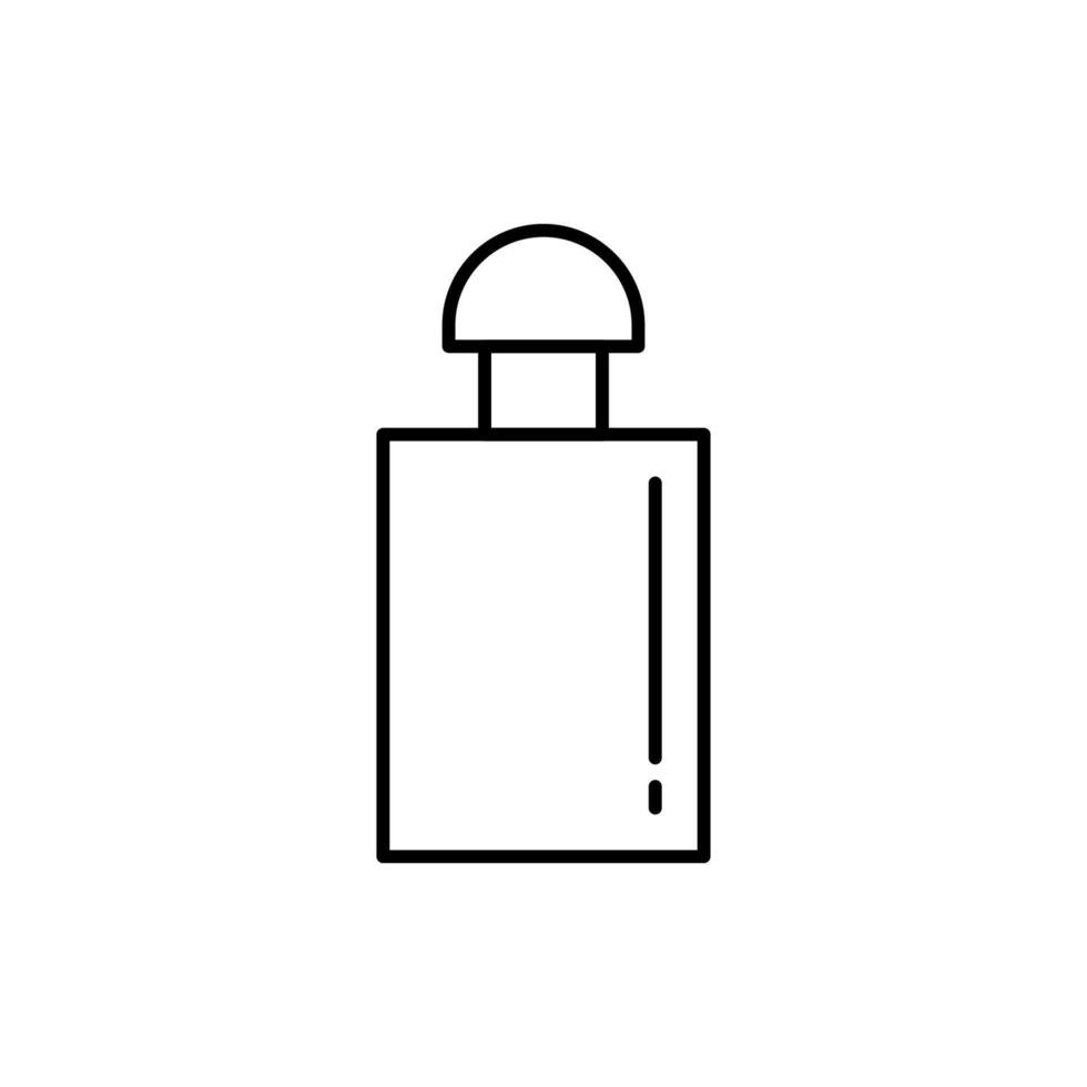 Line Illustration of Perfume for Graphics, Concept, Apps vector