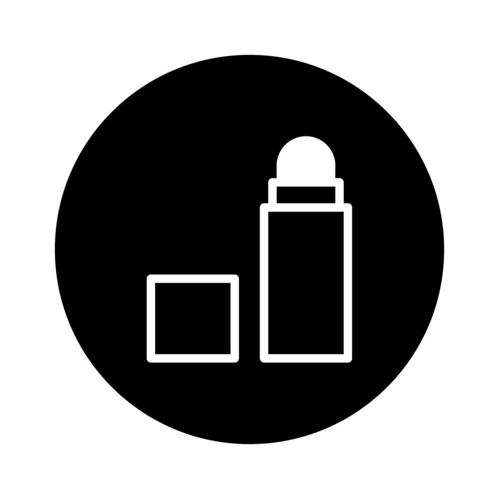 Minimalist deodorant stick illustration displaying personal hygiene and self care routine to promote wellness and cleanliness lifestyle vector