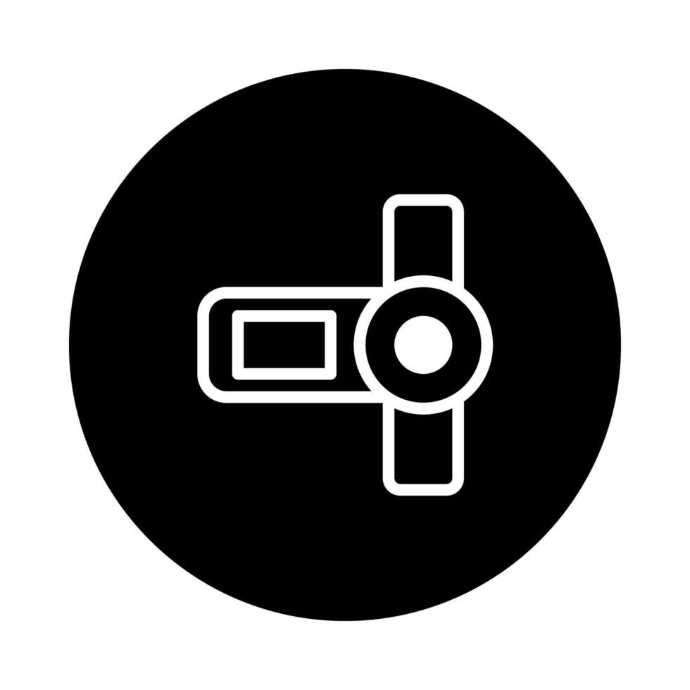 Iconic camera illustration highlighting simplicity in design demonstrating creative graphic design techniques achieving visual communication vector