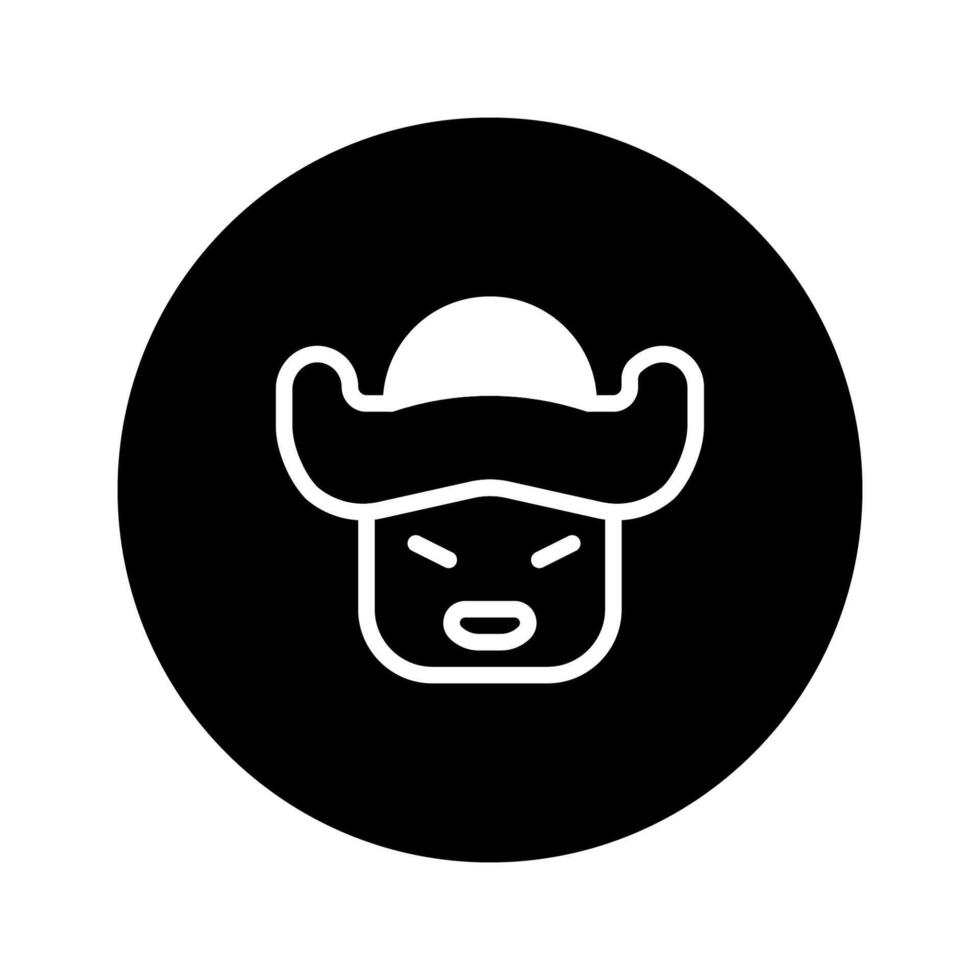 Iconic chinese man wearing traditional hat silhouette representing china cultural heritage with black and white background vector