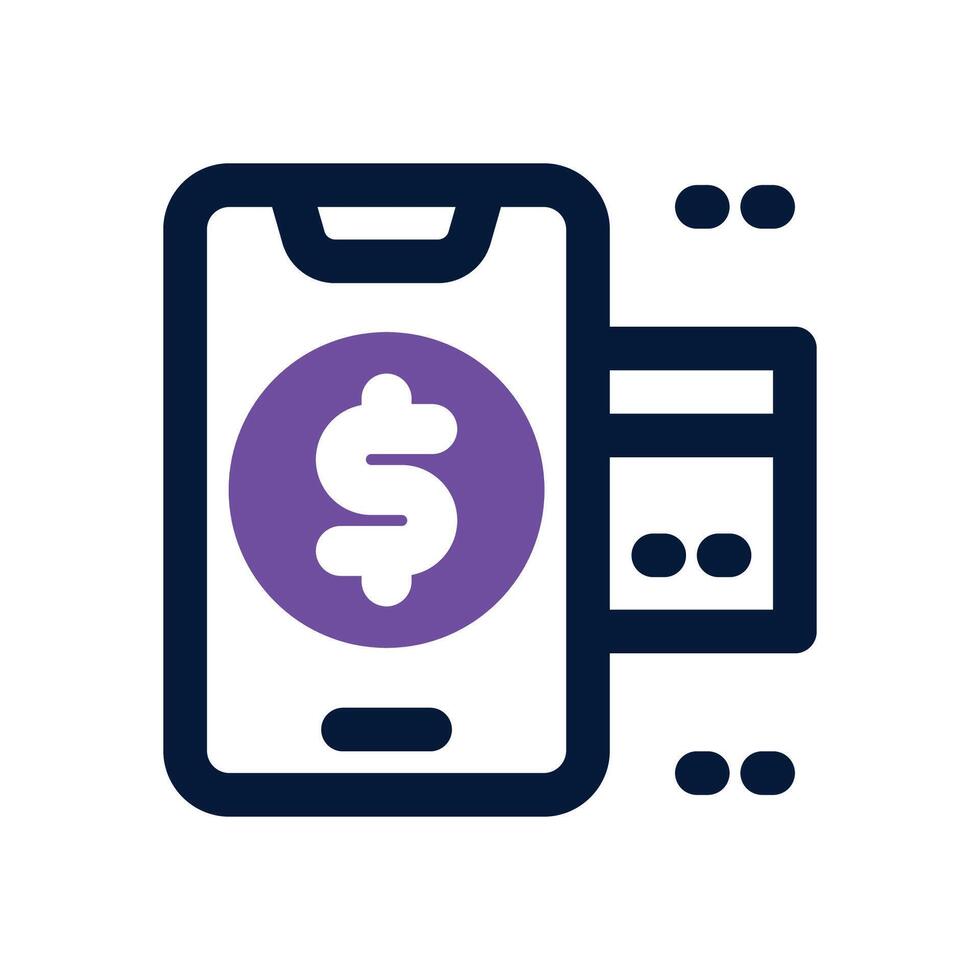 payment duotone icon. Sleek and modern icon for websites, mobile apps, marketing materials, and corporate design. Fully scalable and ready to use. vector