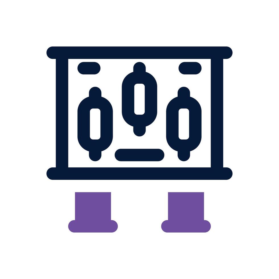 trading duotone icon. Sleek and modern icon for websites, mobile apps, marketing materials, and corporate design. Fully scalable and ready to use. vector