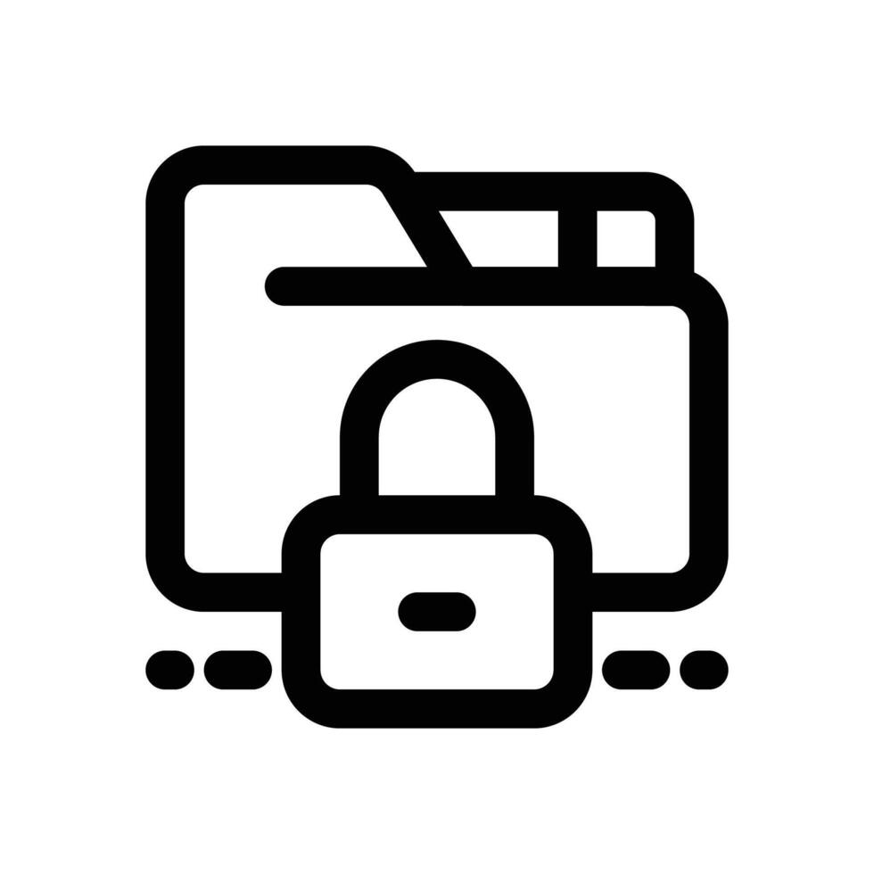 encryption line icon. Clean and minimalist icon for websites, mobile apps, presentations, and logos. Fully scalable and customizable for any project. vector
