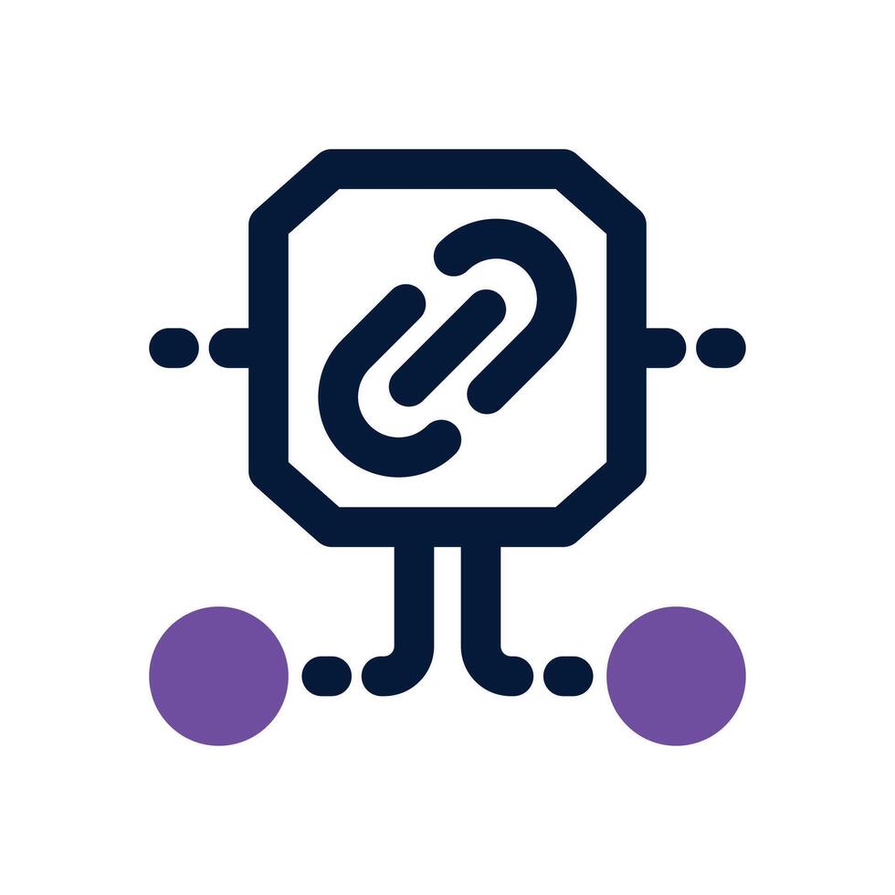 connection duotone icon. Sleek and modern icon for websites, mobile apps, marketing materials, and corporate design. Fully scalable and ready to use. vector