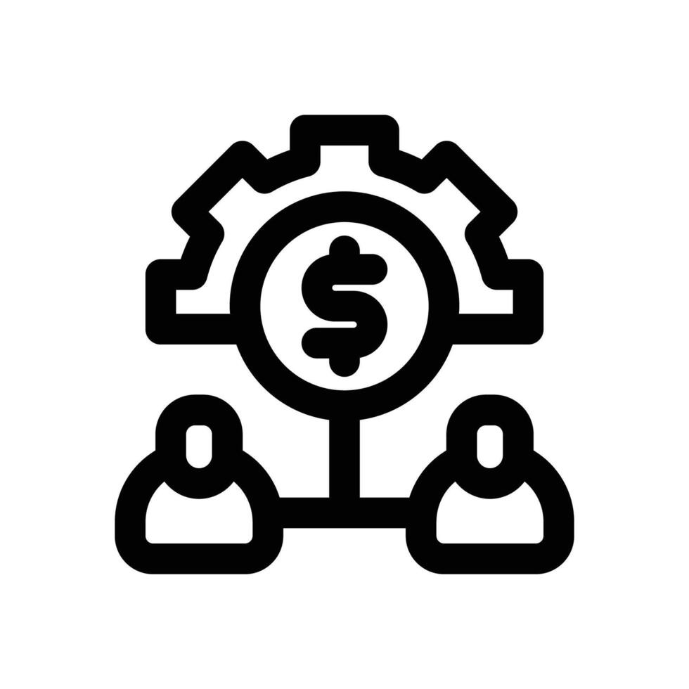 human capital line icon. Clean and minimalist icon for websites, mobile apps, presentations, and logos. Fully scalable and customizable for any project. vector