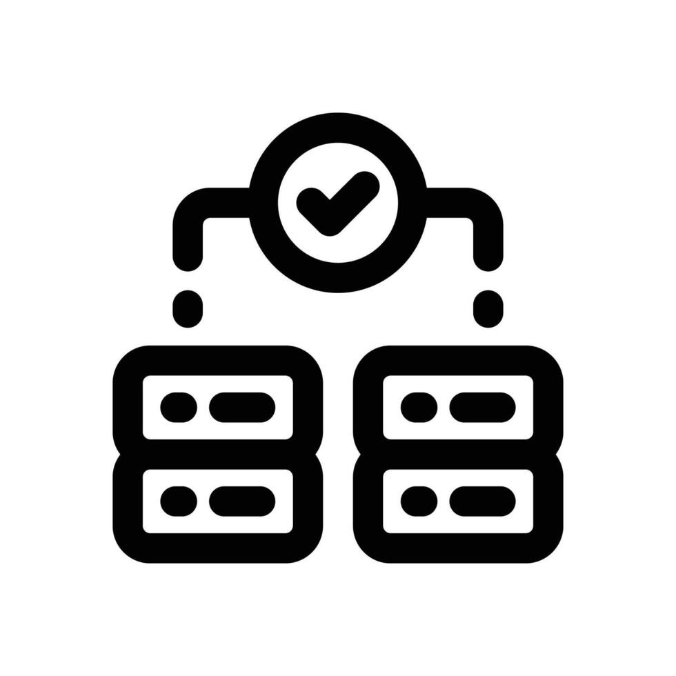 fixed line icon. Clean and minimalist icon for websites and mobile apps. vector