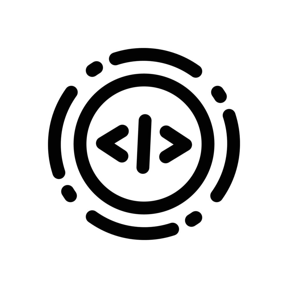 automation line icon. Clean and minimalist icon for websites, mobile apps, presentations, and logos. Fully scalable and customizable for any project. vector