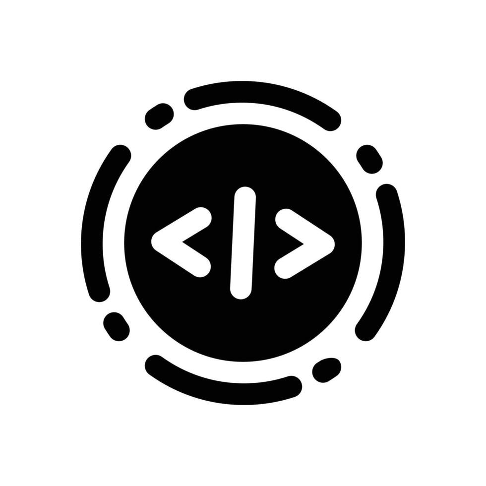 automation glyph icon. Strong and solid icon for websites, mobile interfaces, presentations, and visual branding. High quality and easy to edit. vector