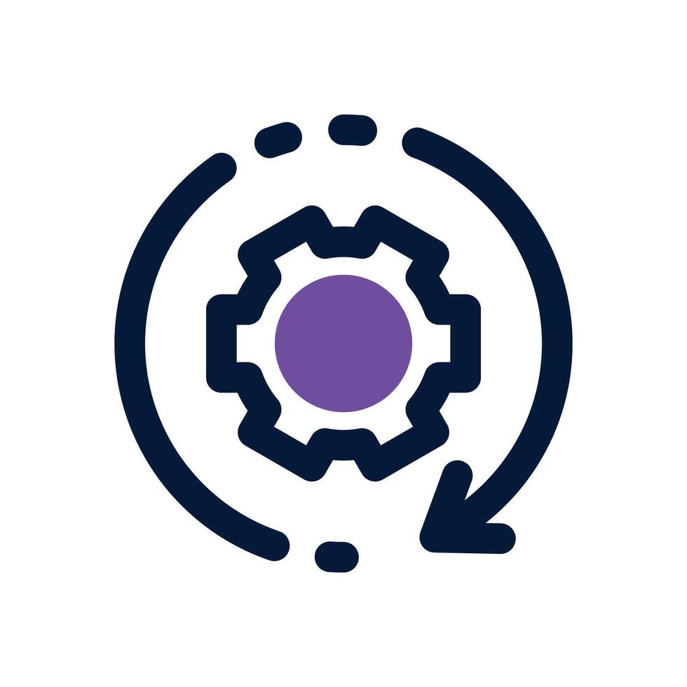 update duotone icon. Sleek and modern icon for websites, mobile apps, marketing materials, and corporate design. Fully scalable and ready to use. vector