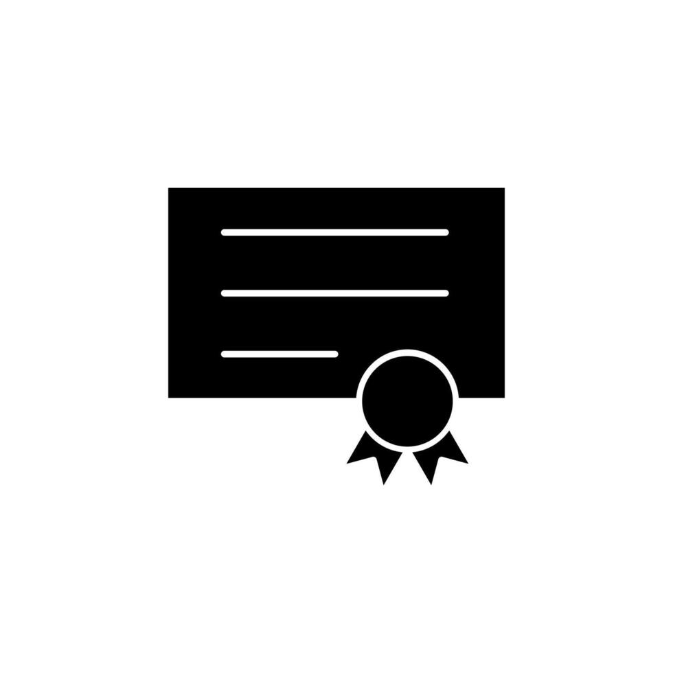 diploma, certificate, degree, achievement icon vector