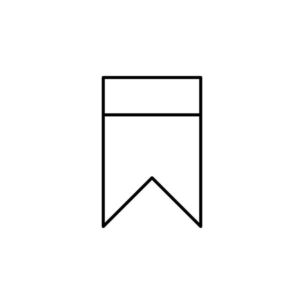 bookmark, favorite, label, mark icon vector