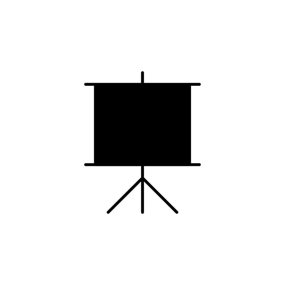 art easel, canvas, drawing, paint icon vector