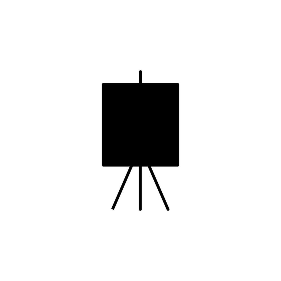 art easel, canvas, drawing, easel icon vector
