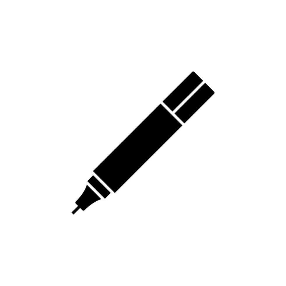whiteboard marker, sketch icon vector