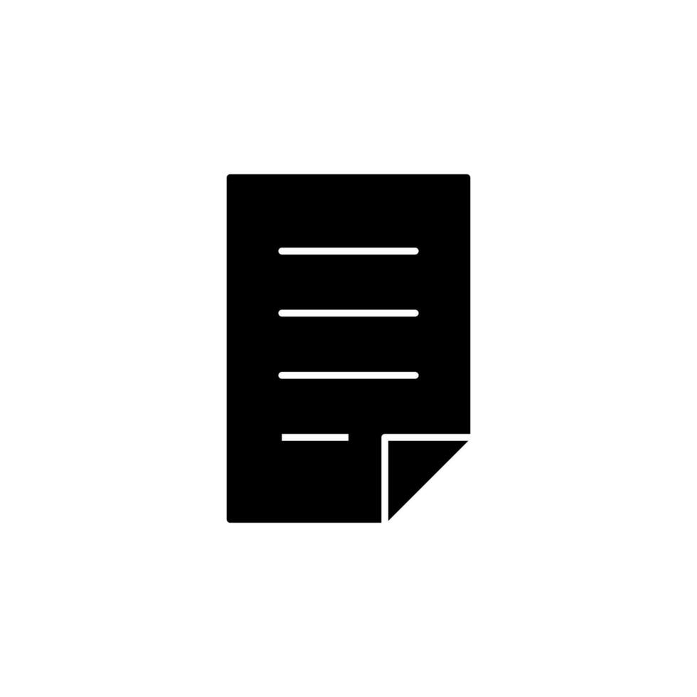 paper, document icon vector