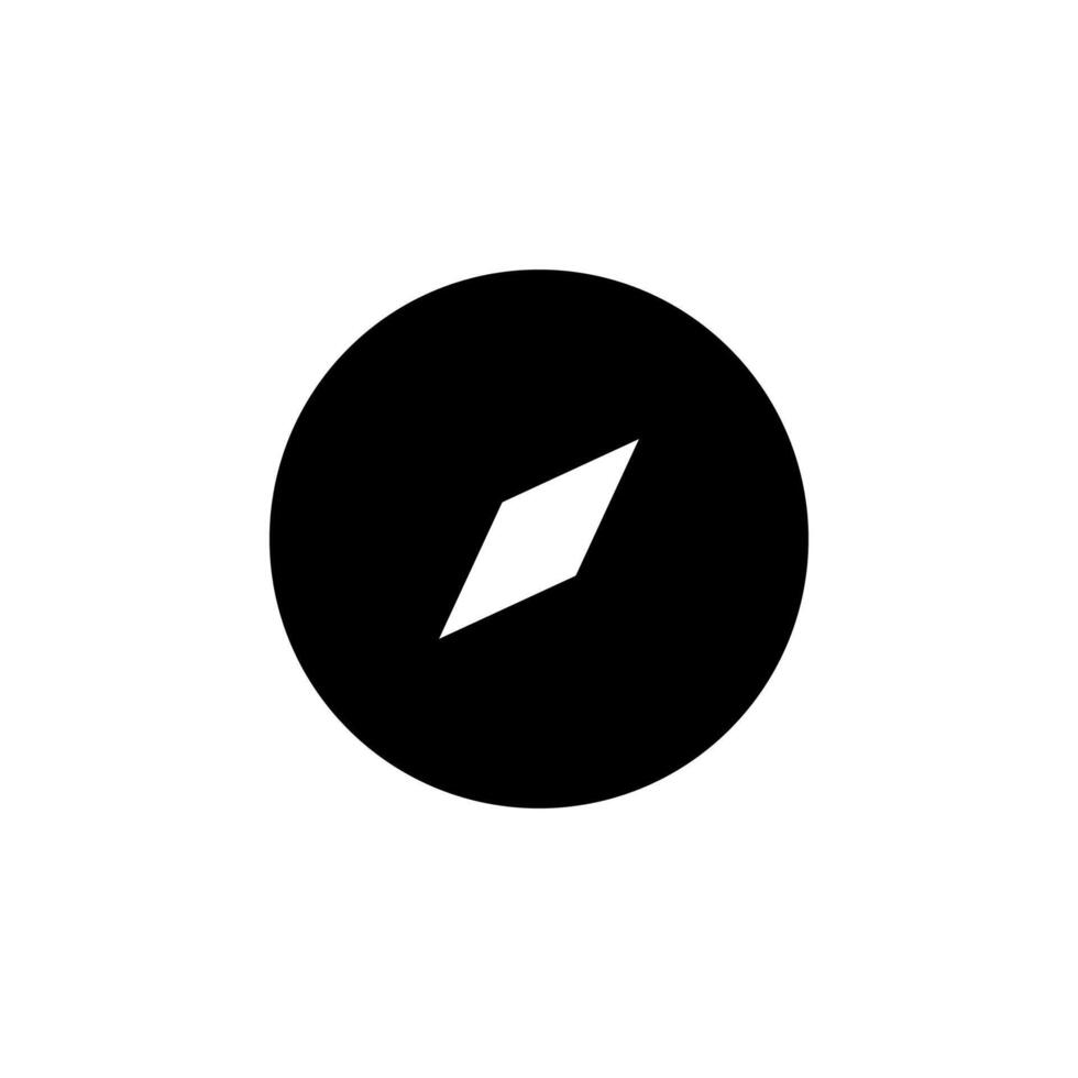 compass, navigation icon vector