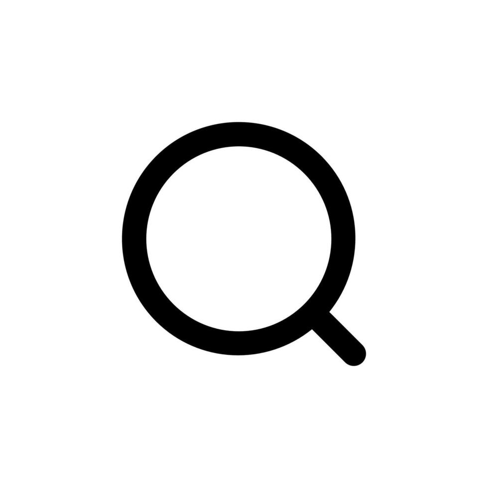 magnifying glass icon vector