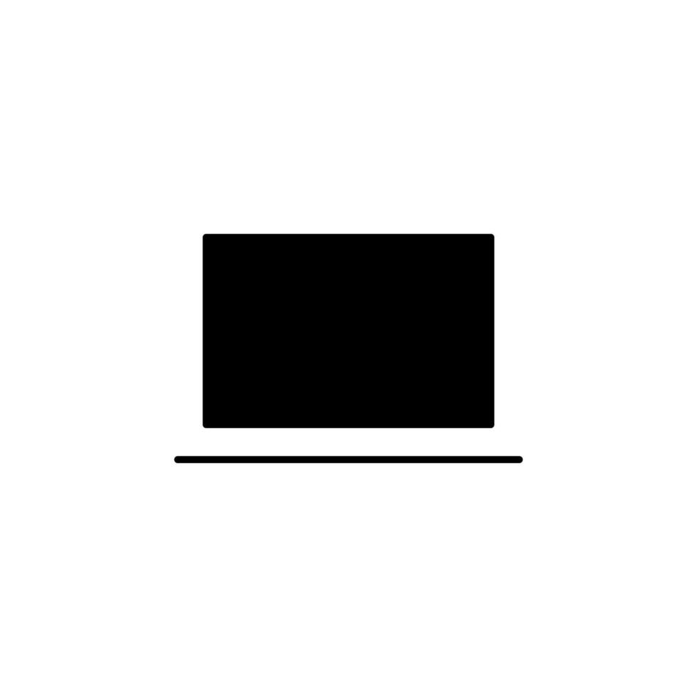 laptop, device icon vector