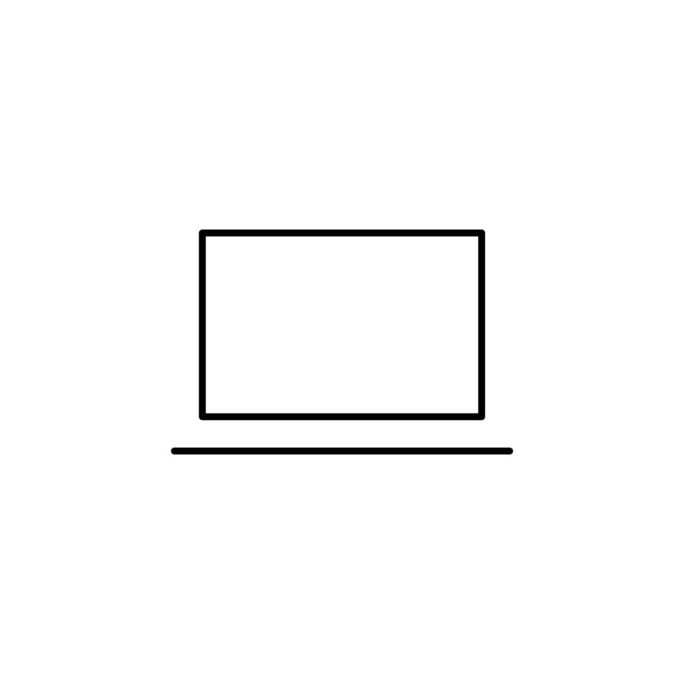 laptop, computer, device icon vector