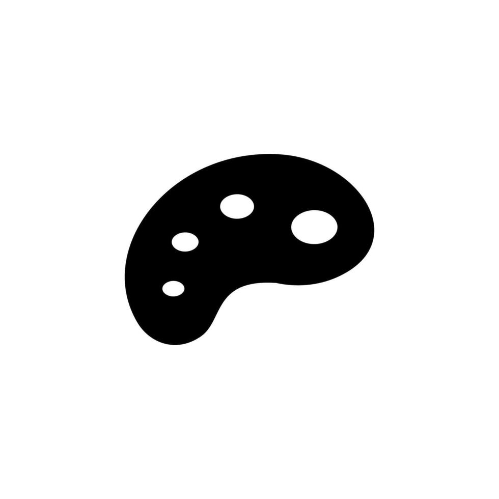 paint palette, brush icon vector