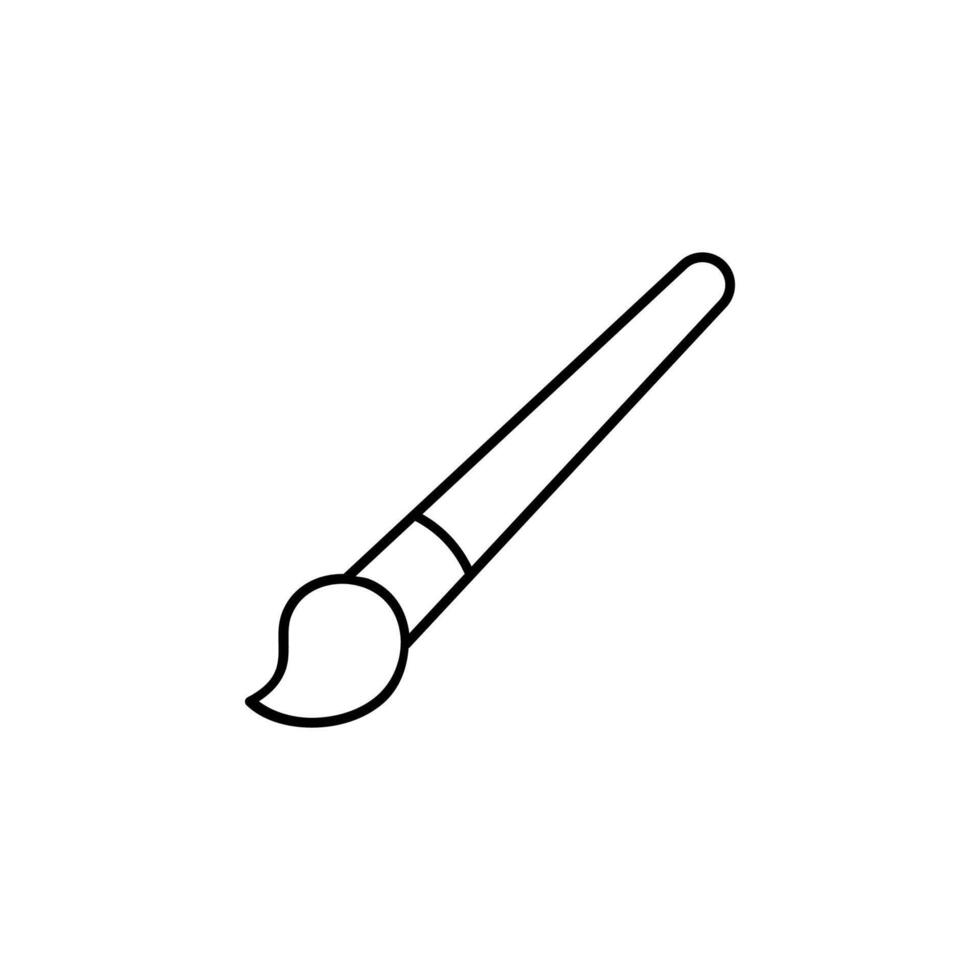 paintbrush, brush, drawing tool icon vector