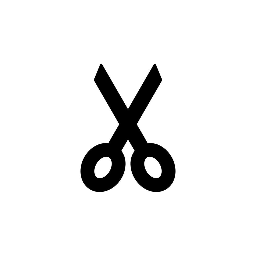 scissors, scissor, cut, cutting solid icon vector
