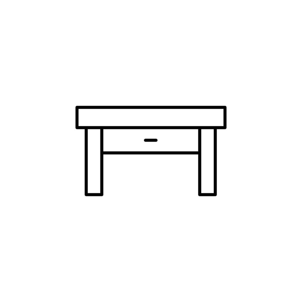 desk, office, table icon vector