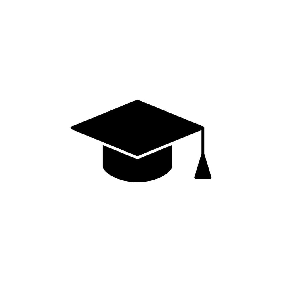 graduation cap, graduate icon vector