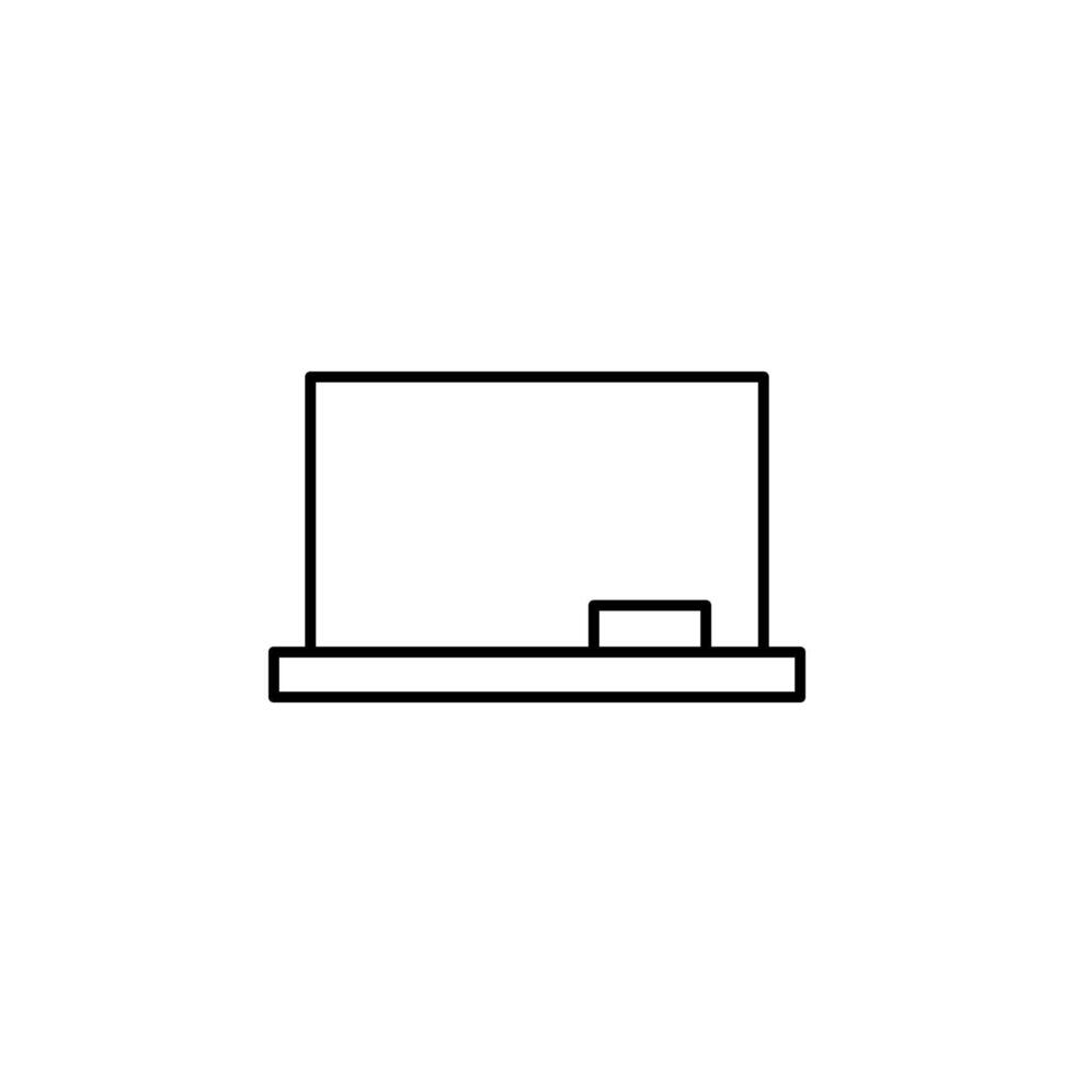 blackboard, chalkboard icon sign vector