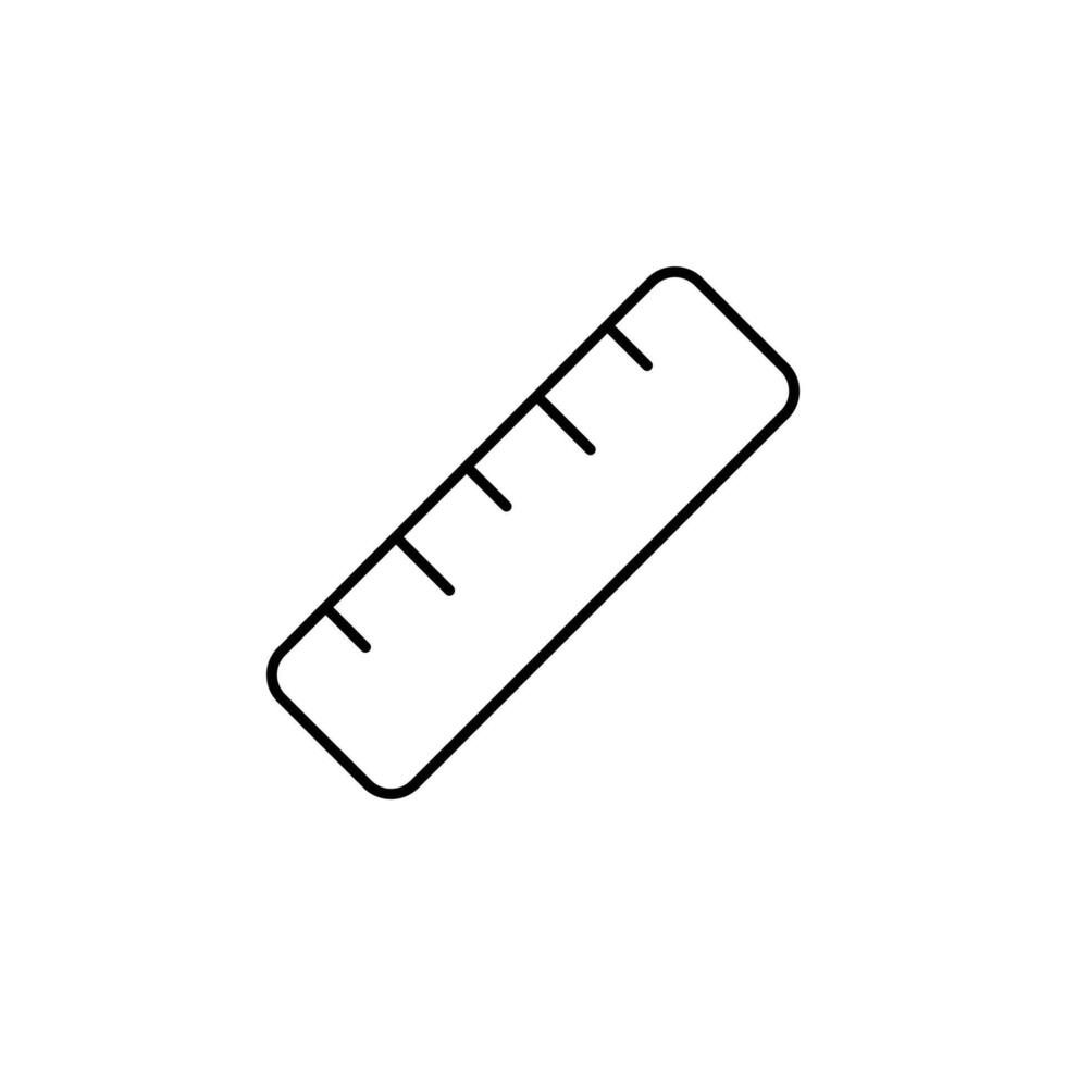 ruler, scale, measurement, length icon vector