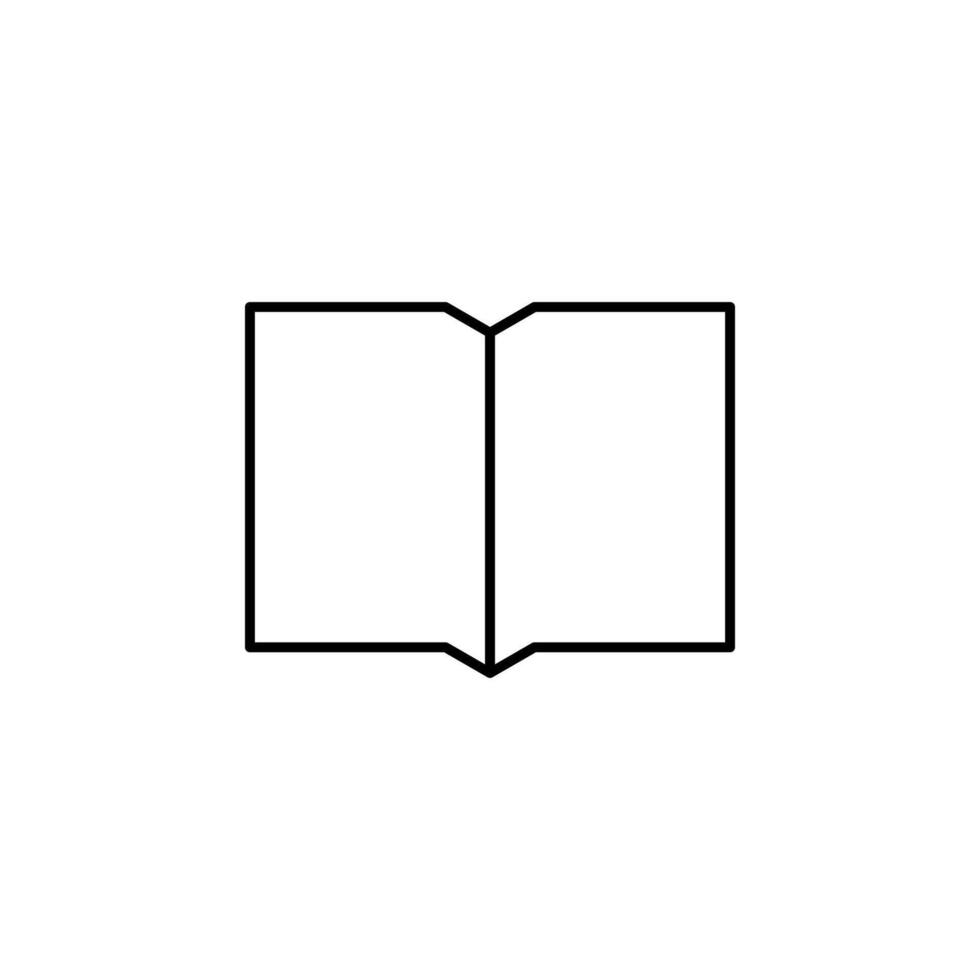 book, read icon vector