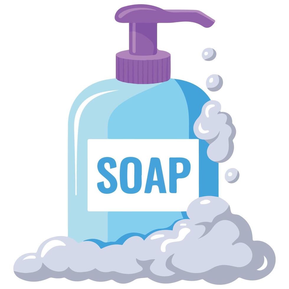 Soap cleaning product icon isolated on white background vector