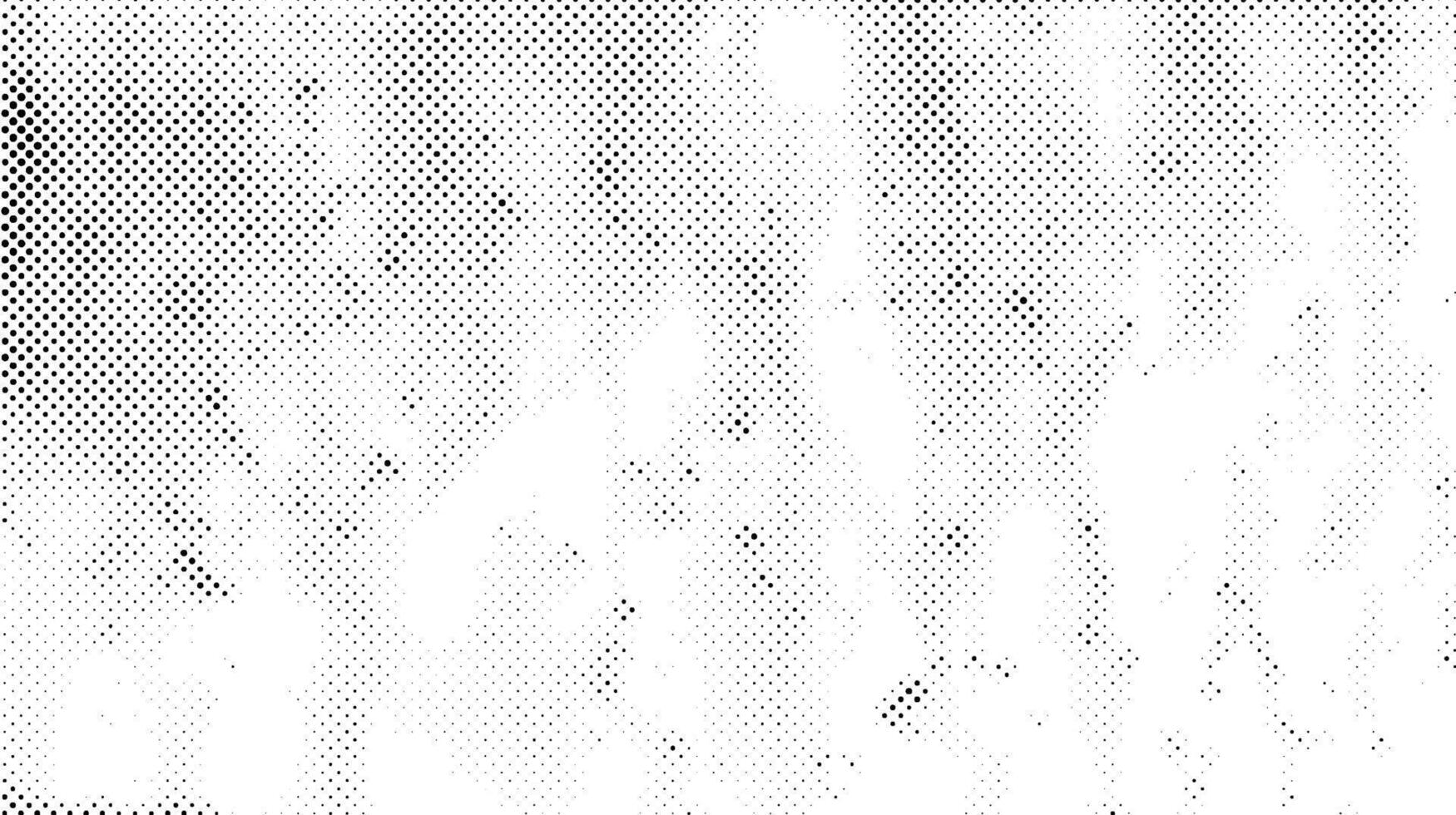 Grunge halftone background. Comic pixelated texture. Abstract dotted wallpaper. White and black canvas. vector