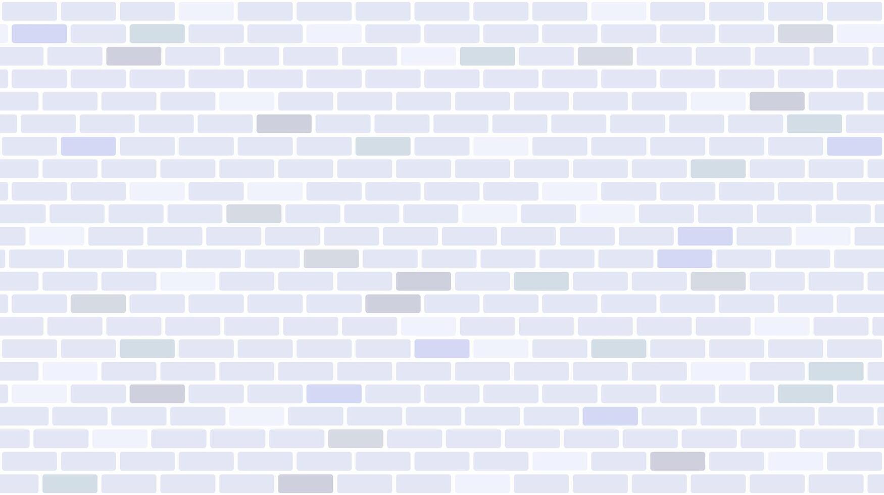 Brick wall seamless pattern. Gray brickwork repeating texture. Bricks masonry background. vector