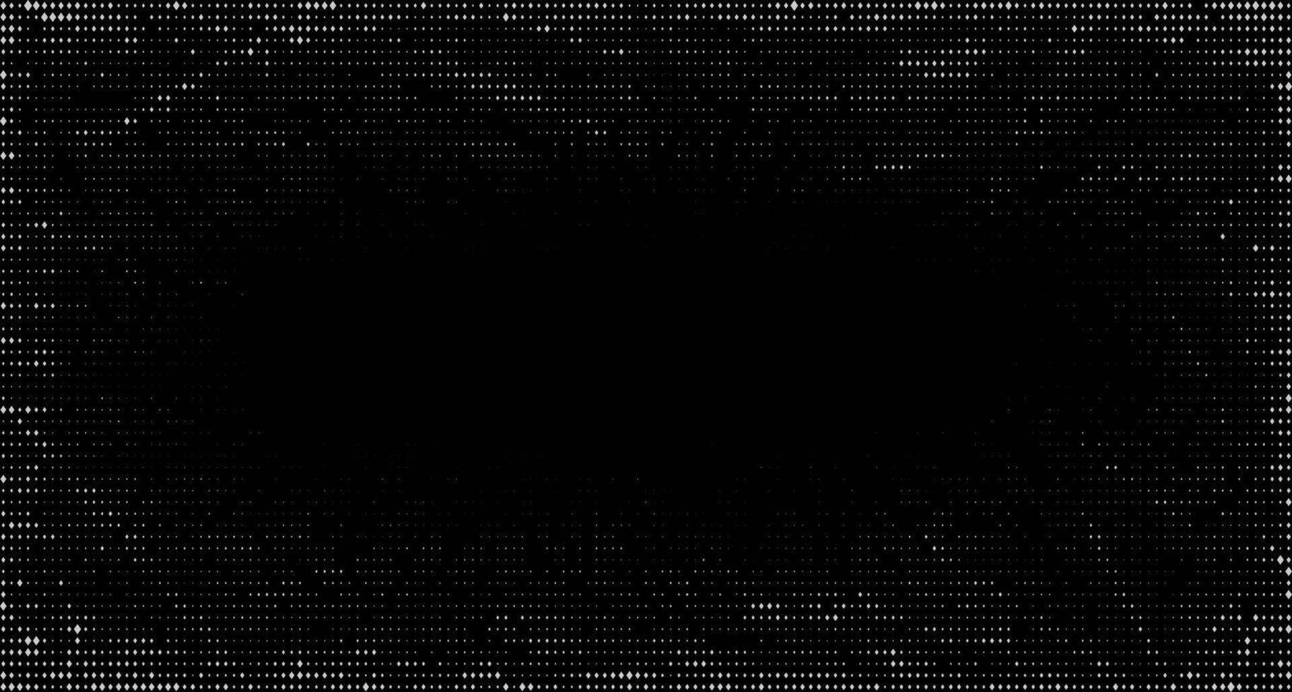 Grunge texture background. Overlay dots texture. Abstract grain on black background. Grungy speckle effect. Mosaic print distressed wallpaper. Pixelated particles backdrop. vector